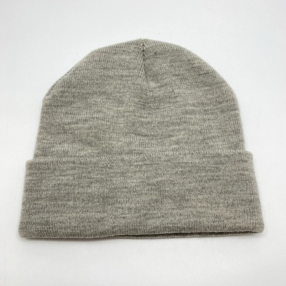New Timberland Gray‎ Cuffed Knit Beanie Ski Snowboard Hat Outdoor Hiking Cap NWT